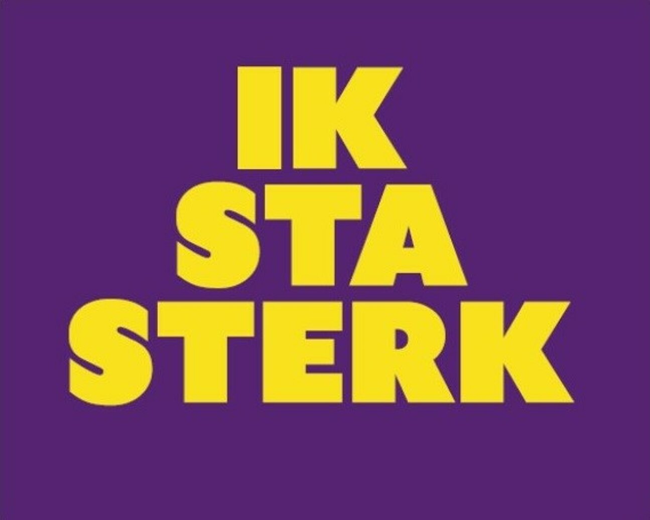 Ik sta sterk